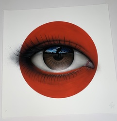 My Dog Sighs - Crylong Red Artist's Proof