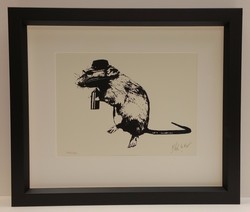 SOLD - 'The Street Artist Paraphernalia' by Blek le Rat Limited Edition