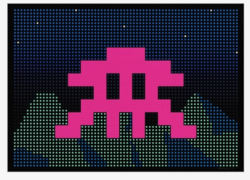 SOLD Invader L.E.D. by Space Invader - Ltd Edtion - Please Contact Us to Source More Artwork by this Artist
